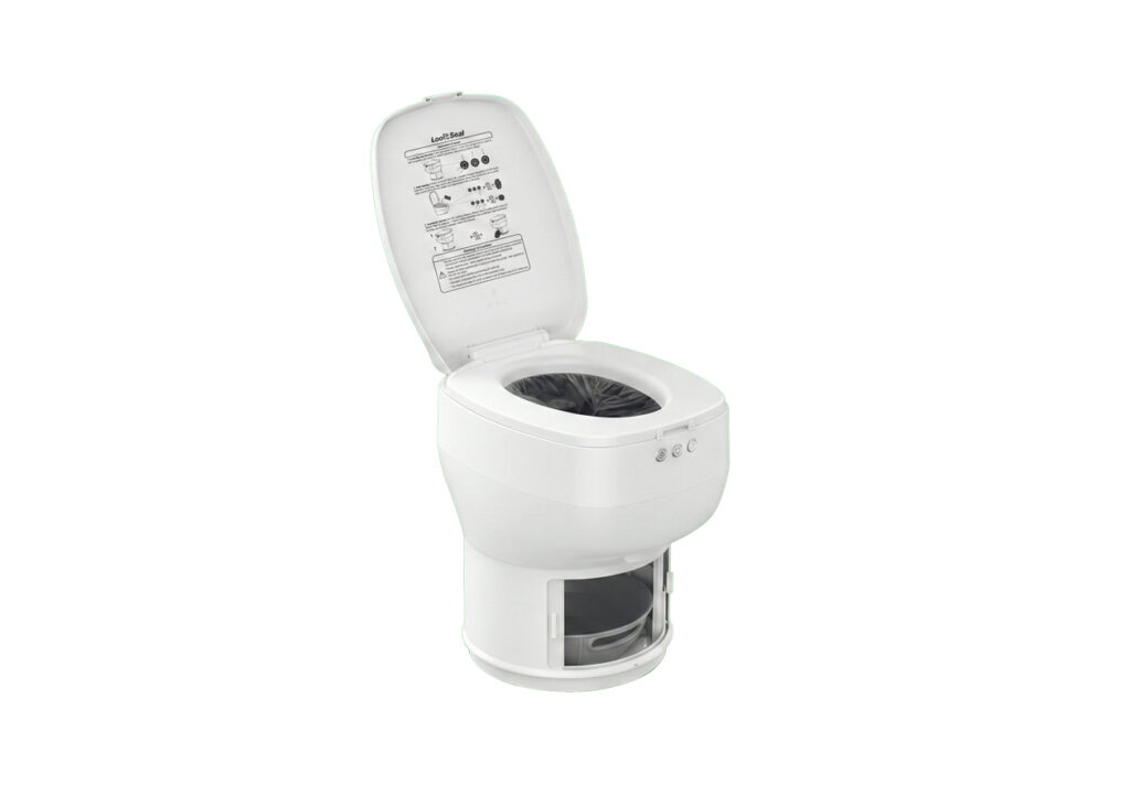 Modiwell R1808 fixed RV dry flush toilet